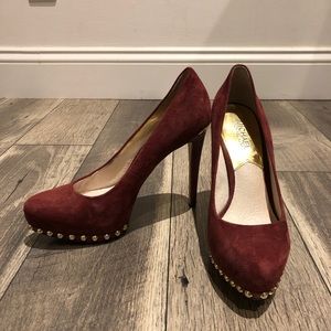 MICHAEL by Michael Kors Maroon Heels